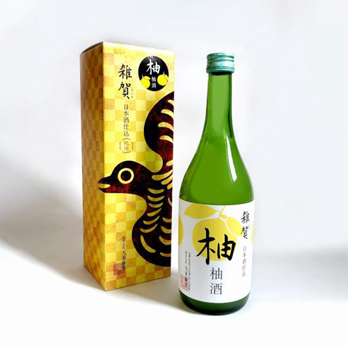 雑賀柚酒 720ml 化粧箱入り│九重雜賀【公式】オンラインショップ-食酢